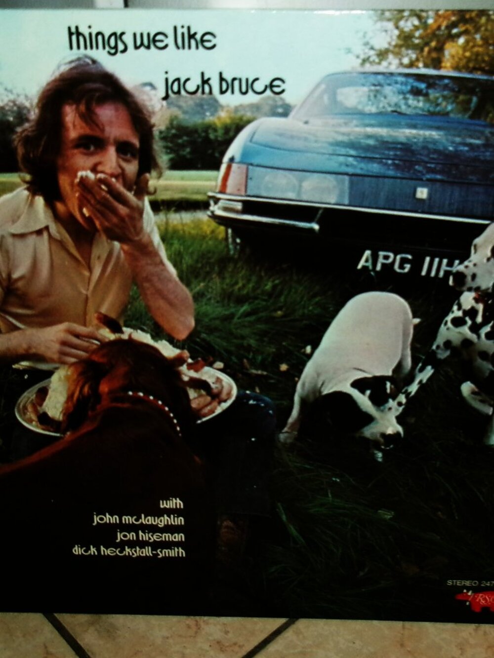 jack bruce things we like new german 1980 lp - cream bass john mclaughlin jazz